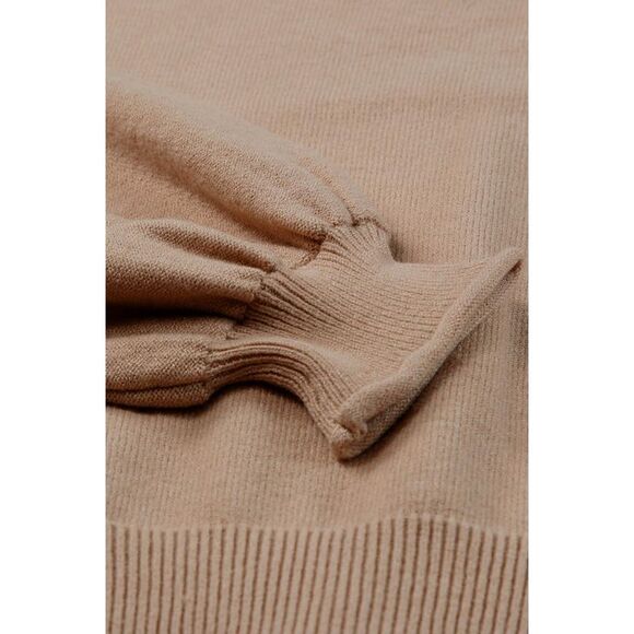 Azura Exchange  Raw Edge Patch Pocket Exposed Seam Loose Sweater - Picture 6 of 8